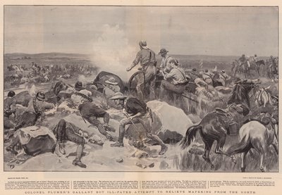 プルマー大佐のギャラントだが不運な運命で北からマフェキングを救おうとした 作： Frank Dadd